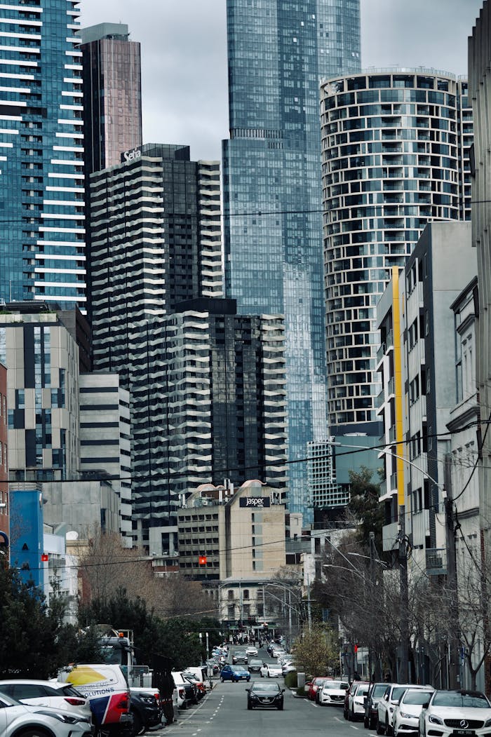 why-choose-us Explore Melbourne's dynamic urban architecture with towering skyscrapers in focus.
