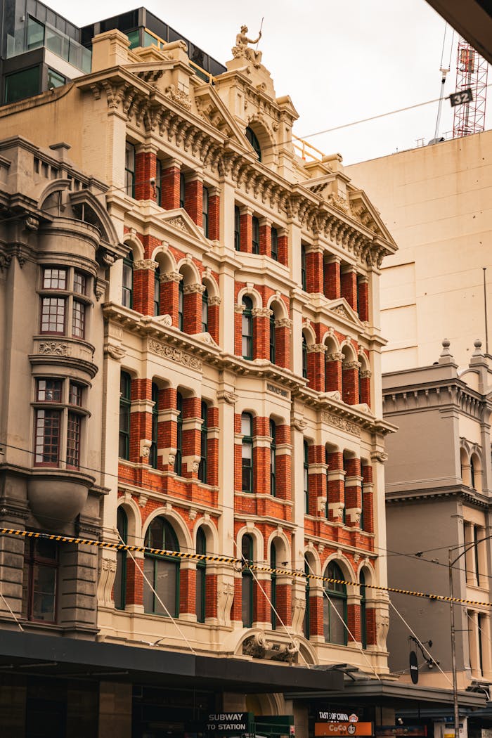 services-01 Elegant historic building with Victorian architecture in Melbourne, Australia.